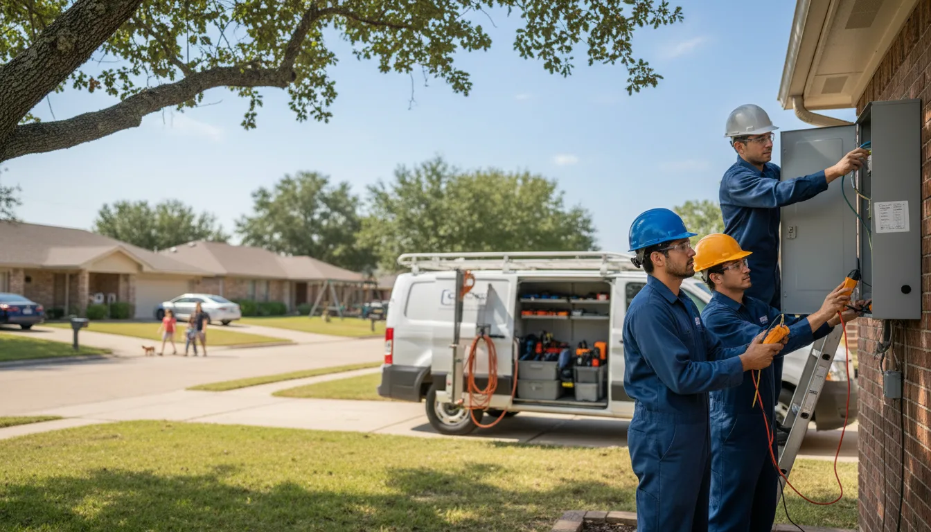 Certified electrician providing emergency electrical services in Bentonia, MS